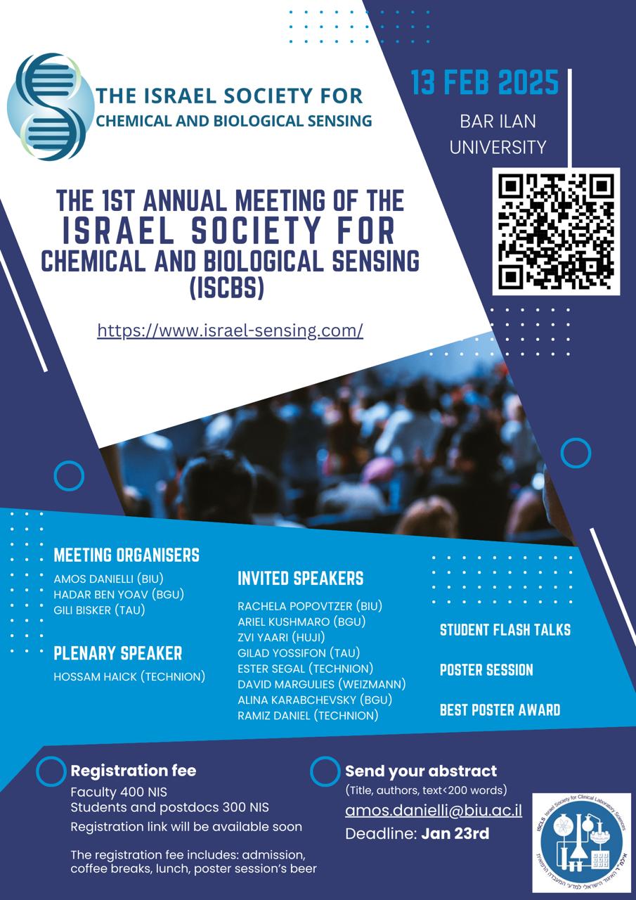 Israel Society for Chemical and Biological Sensing